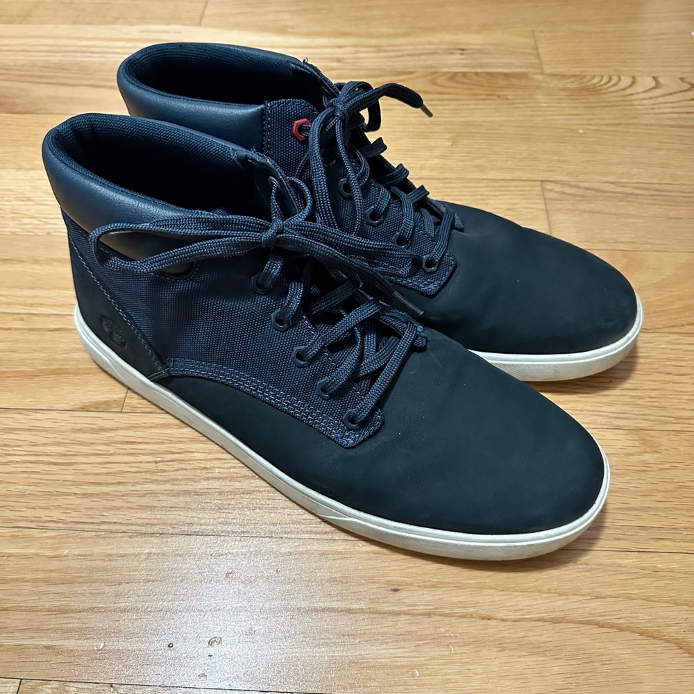 Men's Timberland Navy High-Top Sneakers